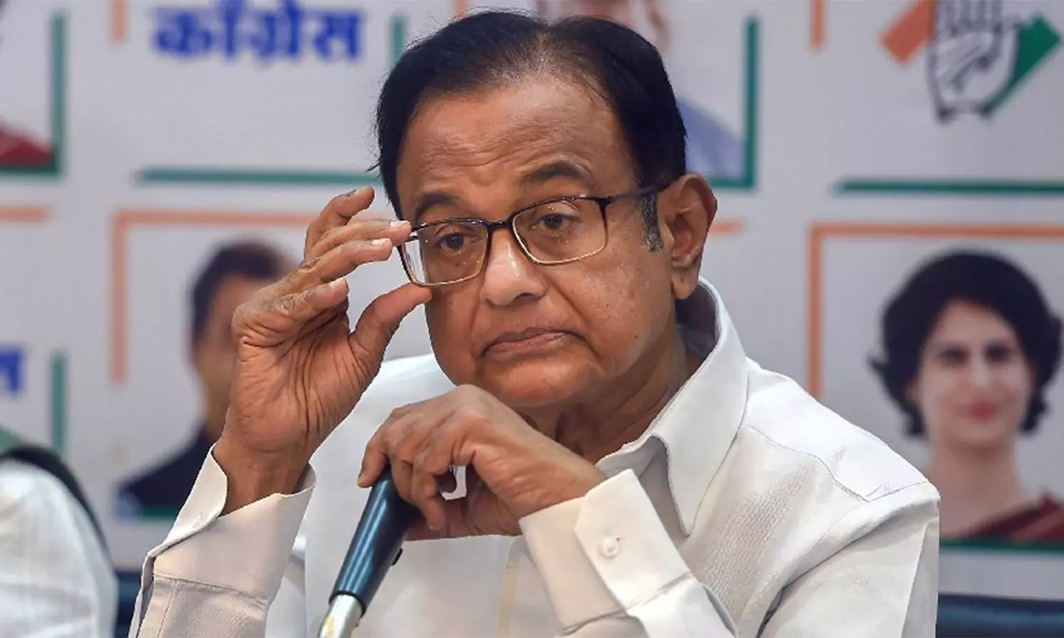 Congress senior leader B. Chidambaram angry