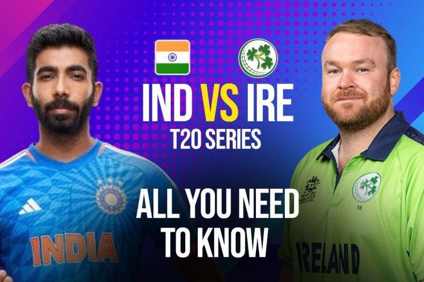இந்தியா-அயர்லாந்து 3வது டி20 போட்டி நாளை நடைபெறுகிறது!